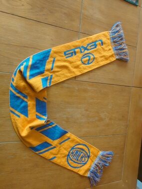 NY Knicks Yellow & Blue Fan Scarf